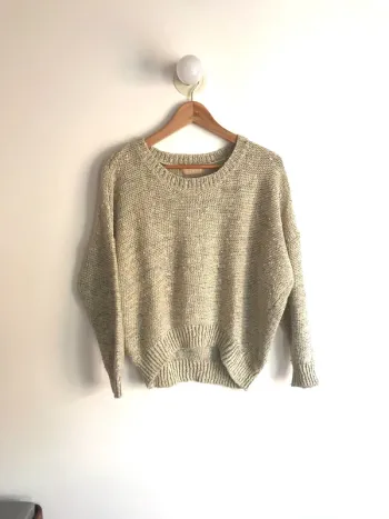 Pull beige Laëtitia Mem en laine taille 36/38
