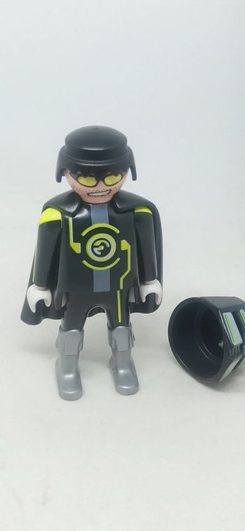 Homme espion agent secret à deux visages playmobil