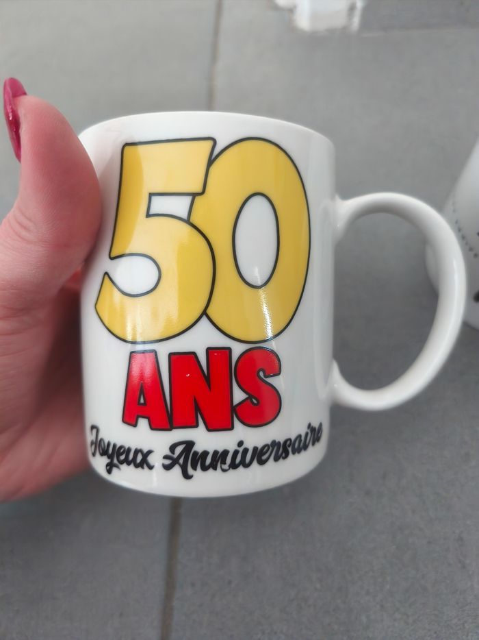 Tasse 50 ans joyeux anniversaire