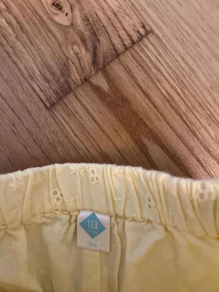 Short jaune dentelle - photo numéro 2