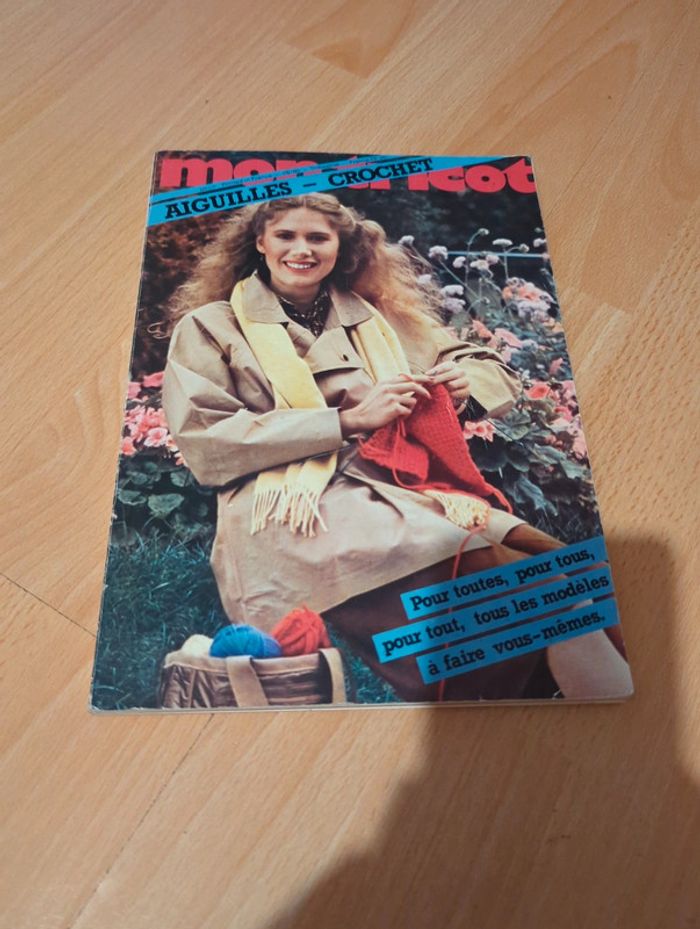Magazine mon tricot années 80 vintage - photo numéro 1