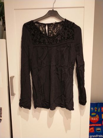 Blouse Naf Naf noire