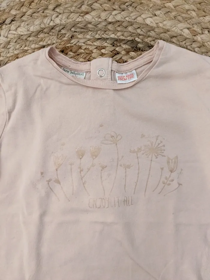 Tee shirt fille zara
