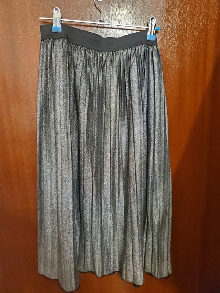 Jupe longue plissée taille élastique femme Urban by Venca Taille L - photo numéro 3