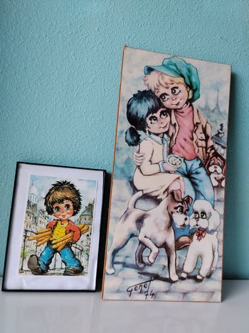 Cadre tableau amoureux