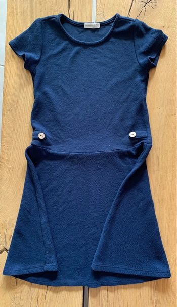 Robe évasée manches courtes marine fille 10 ans Orchestra