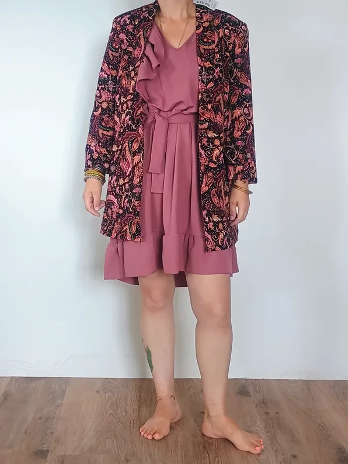 veste à fleur Lh T44