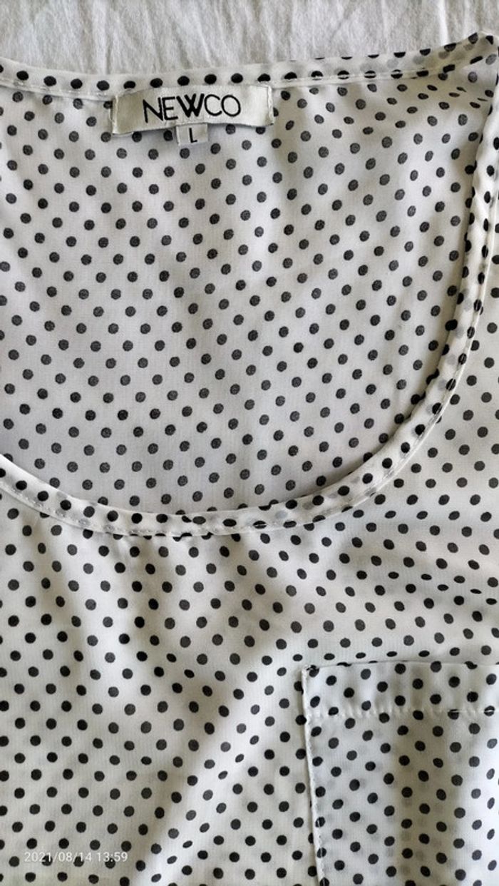 Blouse femme manches débardeur Taille L 40 - photo numéro 3