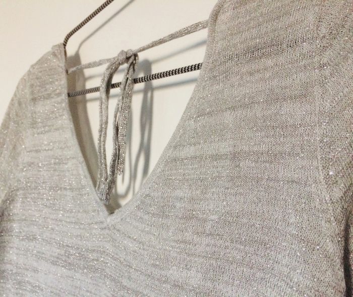 Pull fin gris argenté Camaïeu - photo numéro 5