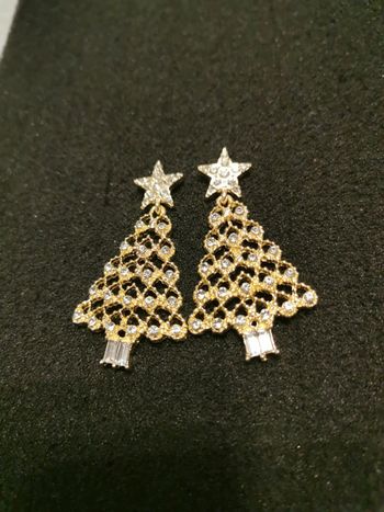 Boucles d'oreilles sapins de Noël