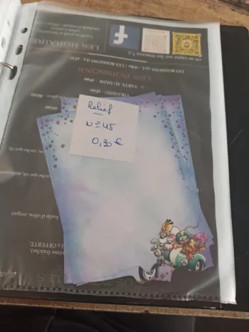 Feuille Diddl relief 45 0,30€