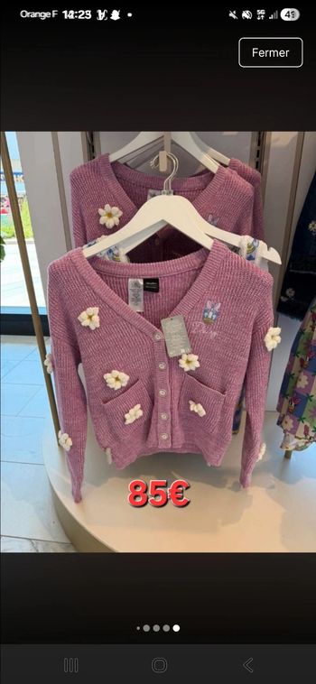 Cardigan gilet daisy disneyland paris