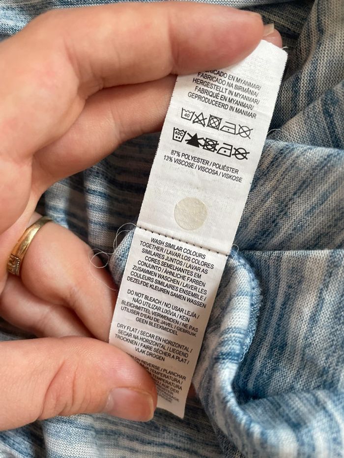 Top bleu clair Primark taille S très bon état - photo numéro 6