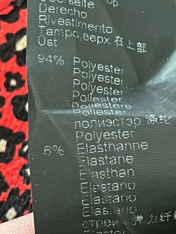 Jupe rouge à motifs one step M - photo numéro 6