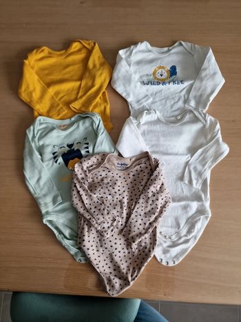 Lot de 5 bodies lupilu