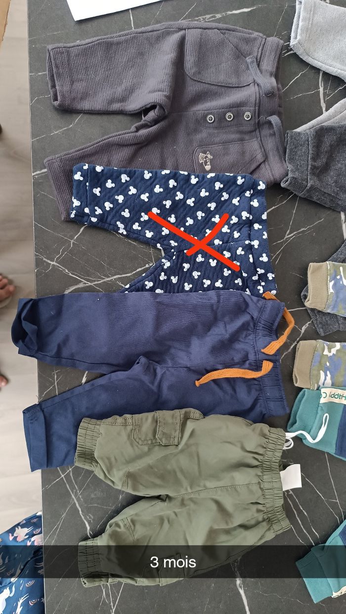 Lot de pantalon garçon 3 mois - photo numéro 9