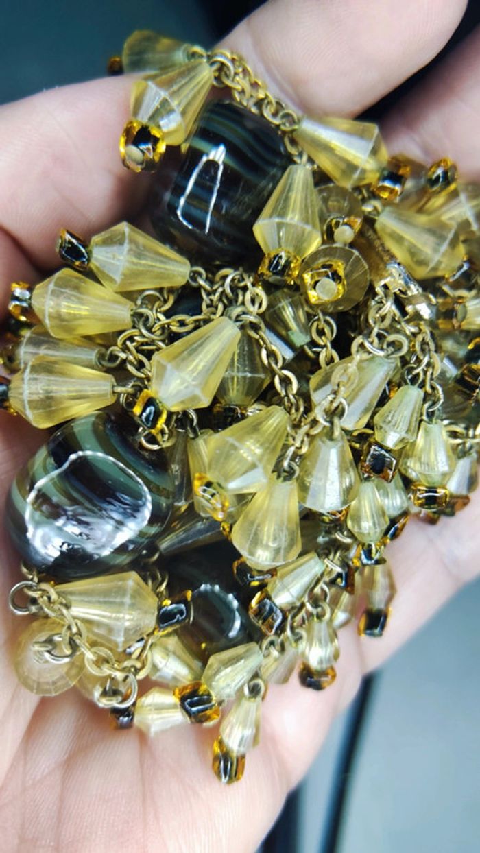 Magnifique collier vintage inspiration 70's - photo numéro 6