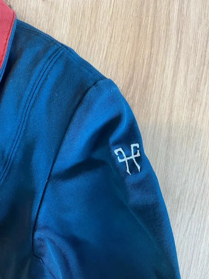 Veste  de  concours Horse Pilot –  Taille 36 –  Bleu marine & Rouge –  Très  bon état - photo numéro 4
