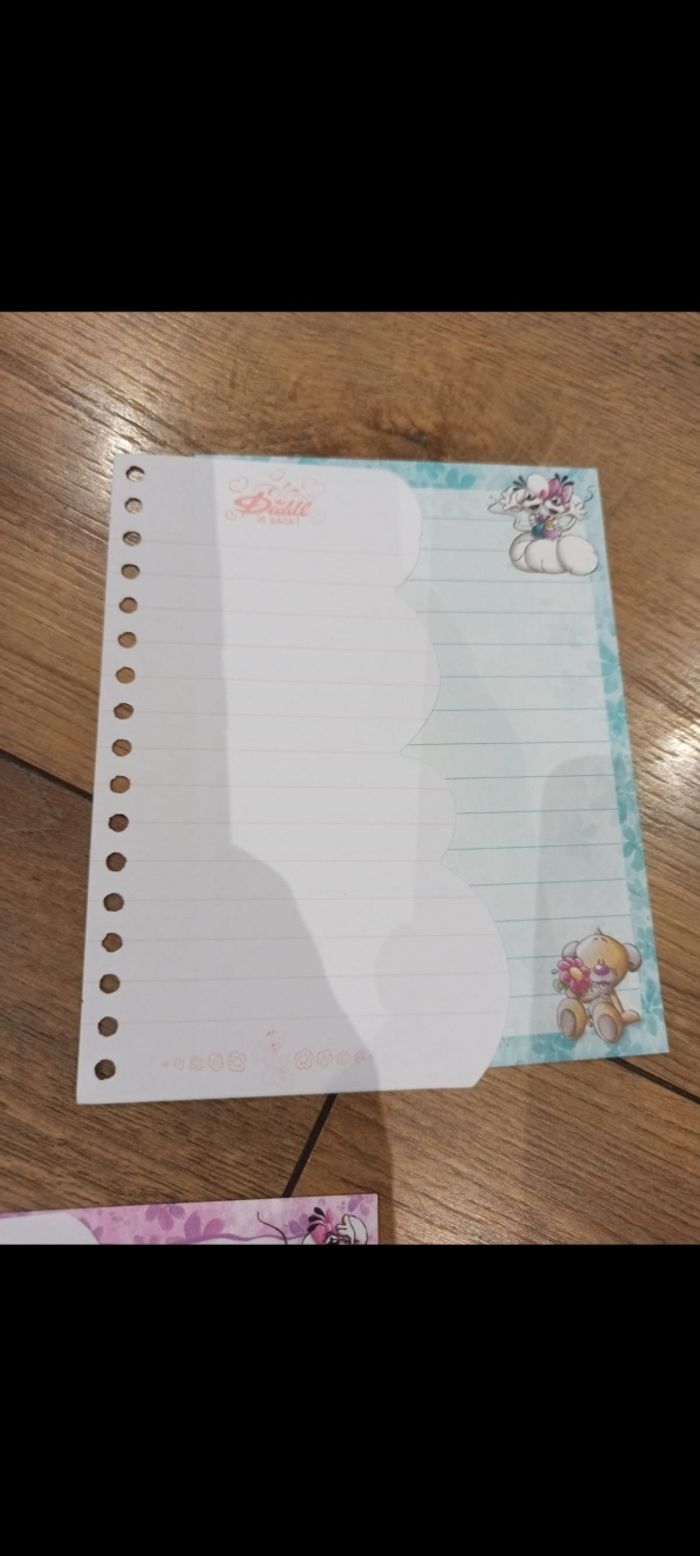 Lot de 3 feuilles Diddl is back carnet spirale - photo numéro 4