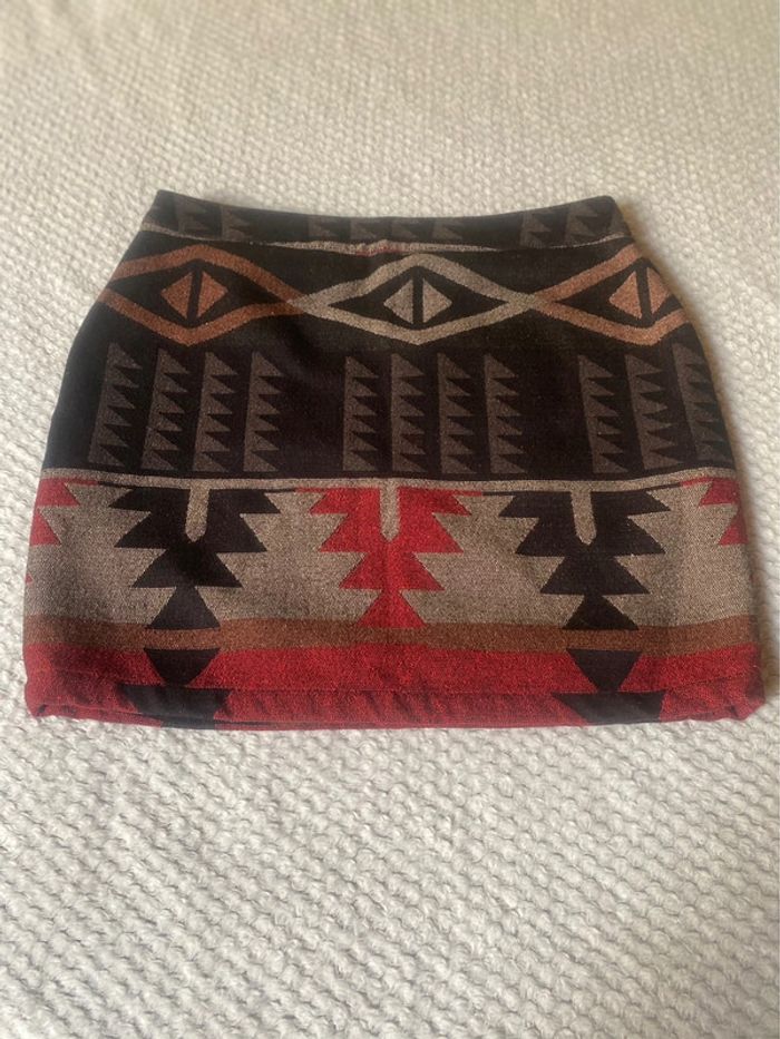 Jupe courte imprimée tribal - photo numéro 4