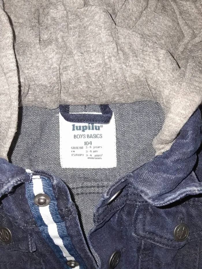 Veste en jeans garçon - photo numéro 2