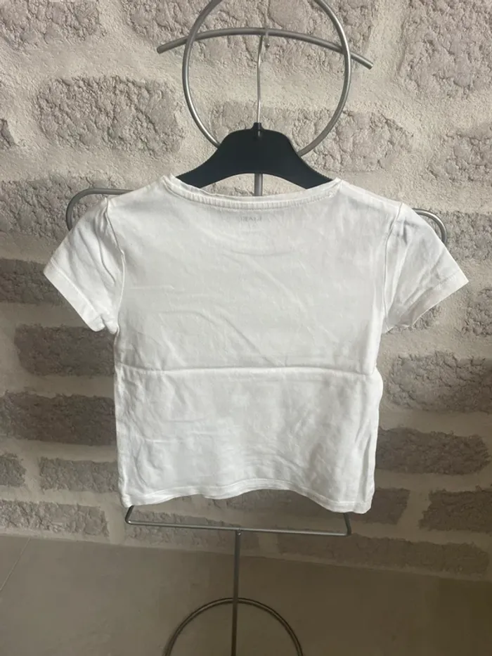 Tee shirt fille kiabi blanc - photo numéro 3