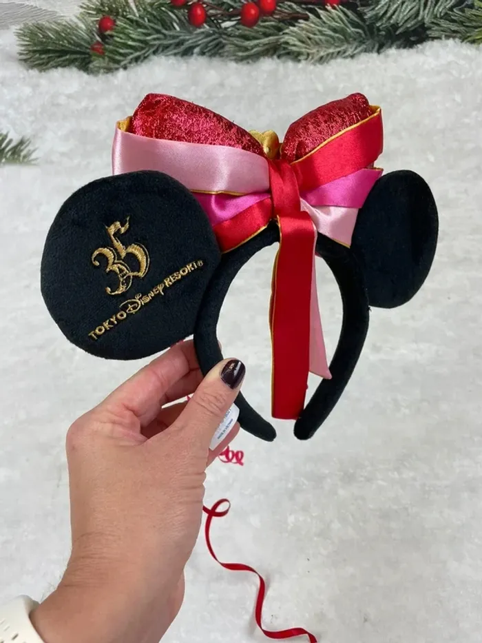 Ears Disney serre tête Minnie Tokyo Disneyland 35th anniversary - photo numéro 9