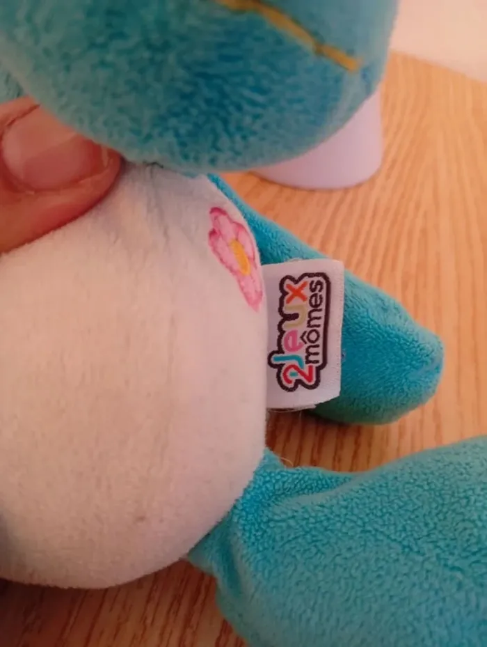 Peluche hippopotame jeux 2 mômes bon état - photo numéro 3
