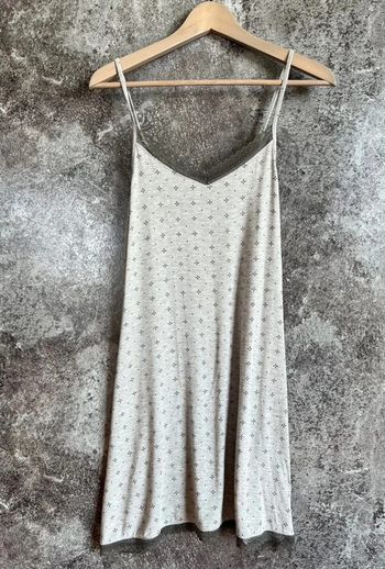 Nuisette grise Tex taille M Women gray nightie Camicia notte grigia donna Graues Nachthemd Damen