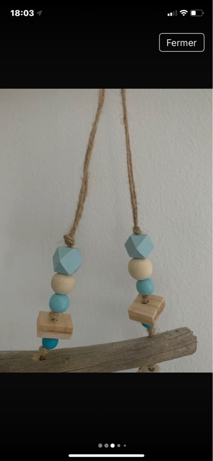 Jouet oiseaux /bois flotter - photo numéro 3