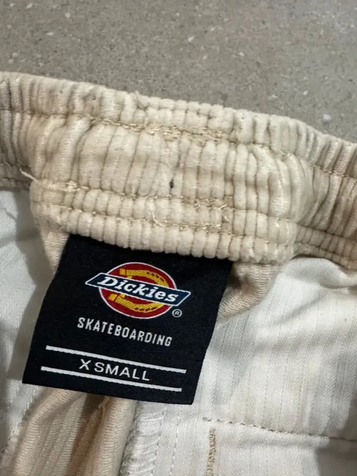 Pantalon Crème Dickies taille XS, très bon état, 34/36x100cm - photo numéro 3