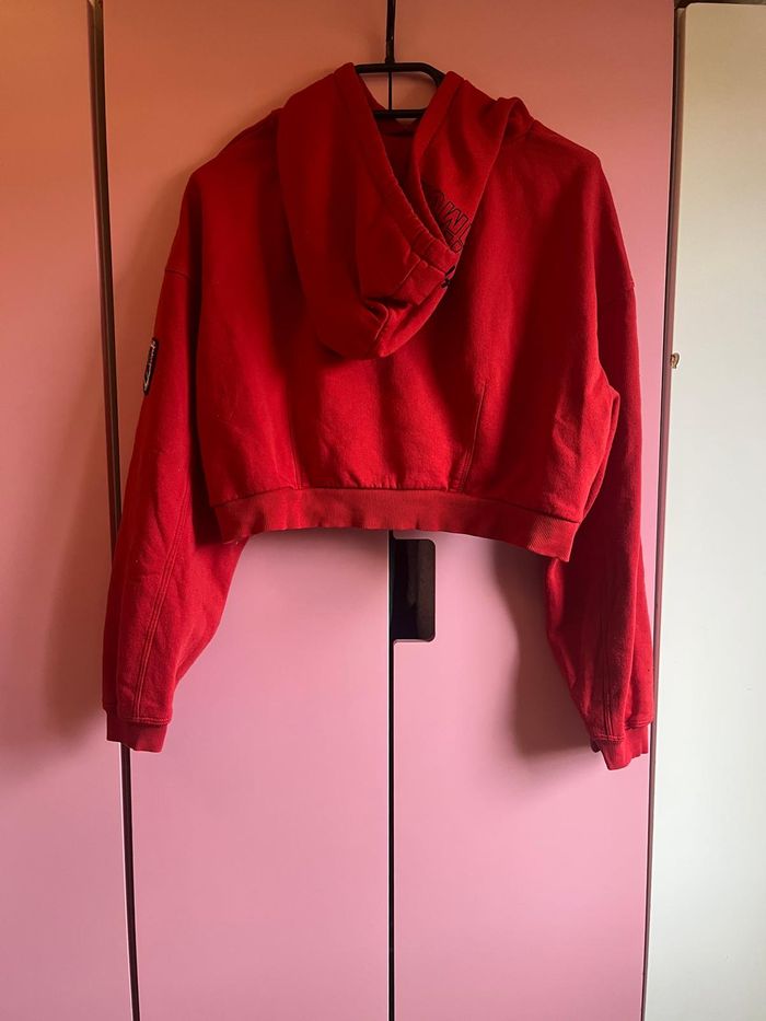 Sweat court à capuche femme - photo numéro 2