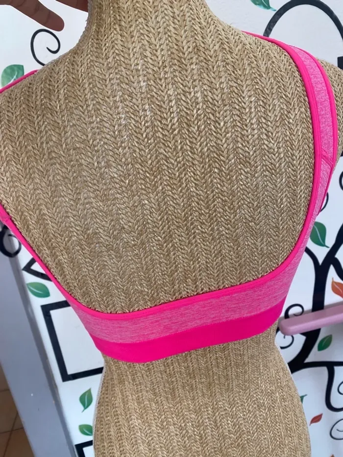 Ouno brassière sport femme rose haut dos nu sport - photo numéro 4