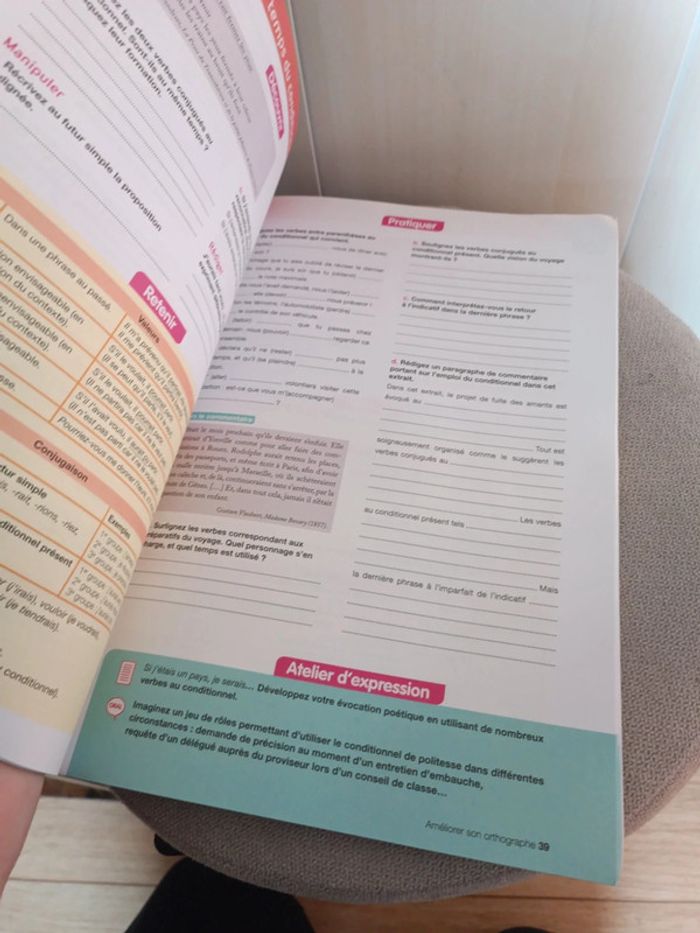 Cahier livre langue et expression 2 de - photo numéro 5