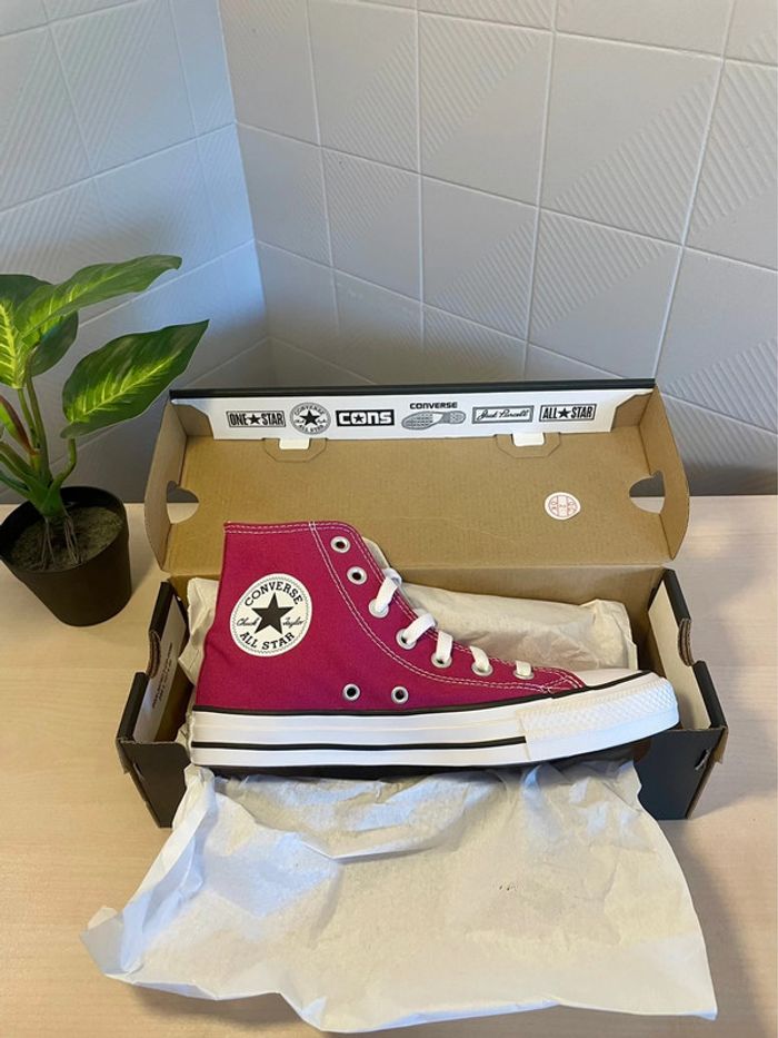 Converse Chuck Taylor glow purple / Bordeaux - photo numéro 11