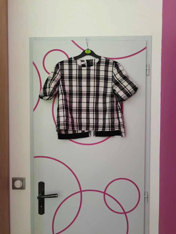 Blouse femme a carreaux mango taille s 3