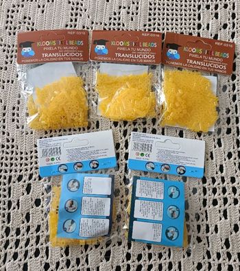 1000 perles à repasser jaunes