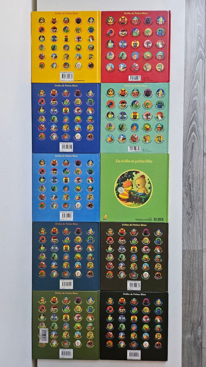 Lot 10 livres Drôles de petites bêtes - photo numéro 2
