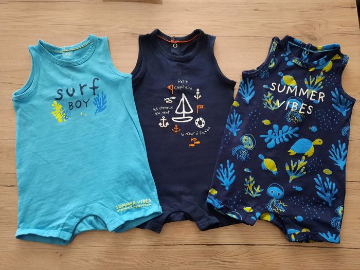 Lot de 76 vêtements été en taille 12 mois - photo numéro 9