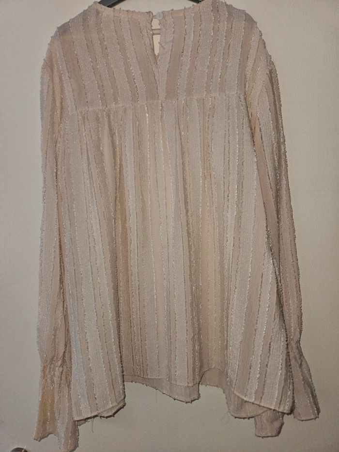 Tunique beige style bohème style crochet - photo numéro 4