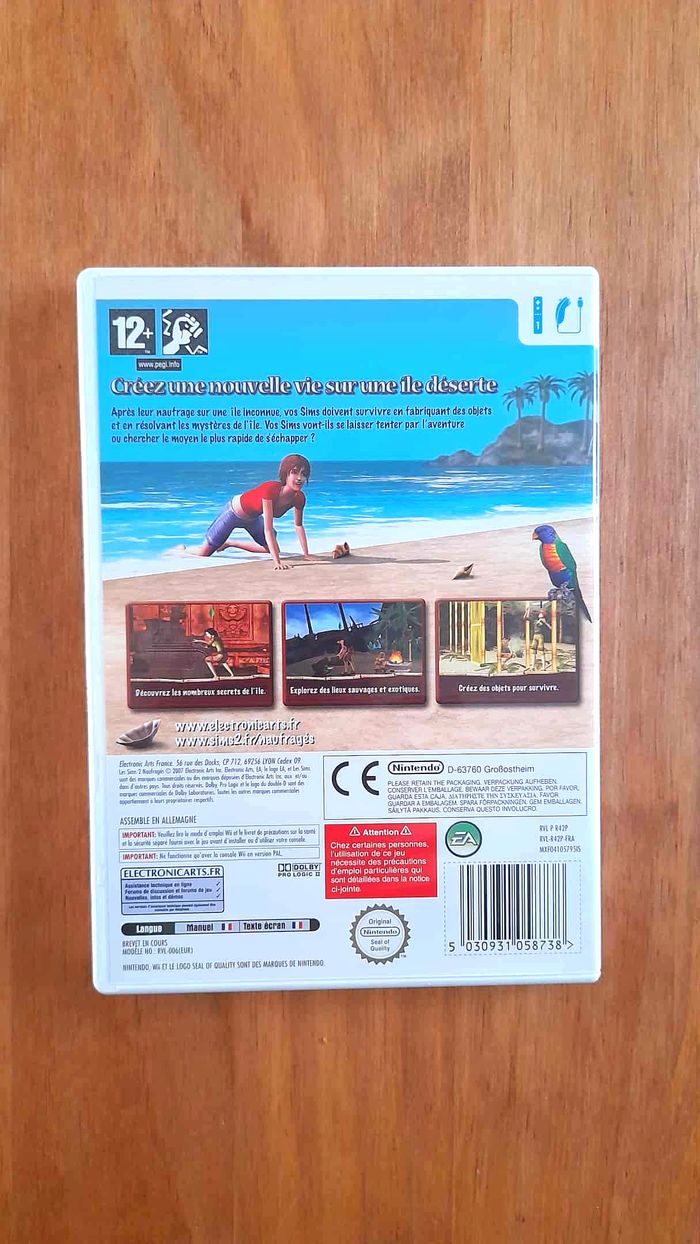 Jeu Wii – The Sims 2: Naufragés - photo numéro 2