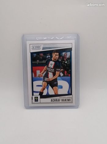 Carte Panini score Ligue 1 2022-23 Achraf Hakimi n°141.