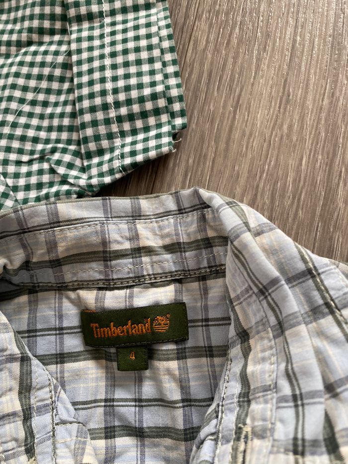 Lot 3 chemises t4 ans timberland - photo numéro 2