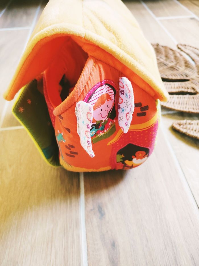 🐷Jeu d'éveil Ferme avec animaux en tissu /peluche marque Lilliputiens - photo numéro 7