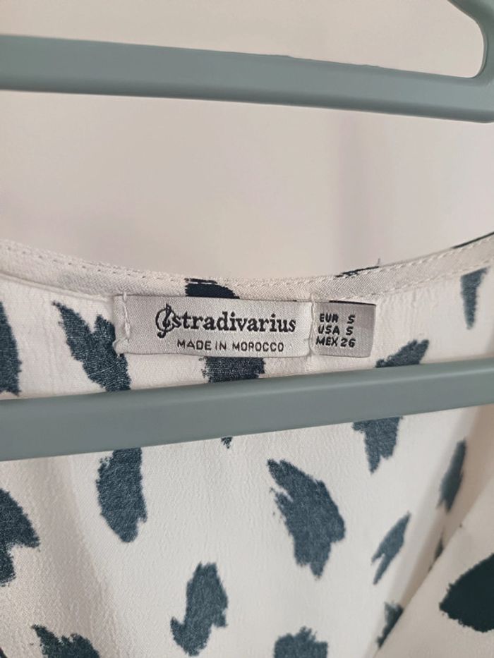 Blouse froncée Stradivarius S - photo numéro 2