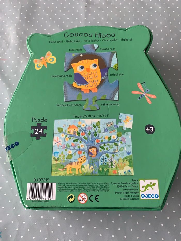 Puzzle djeco 3 ans - photo numéro 4