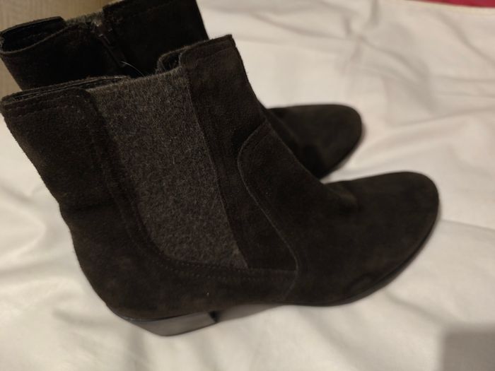 Bottines en daim marron Lavorazione Artigiana T 38 - photo numéro 3
