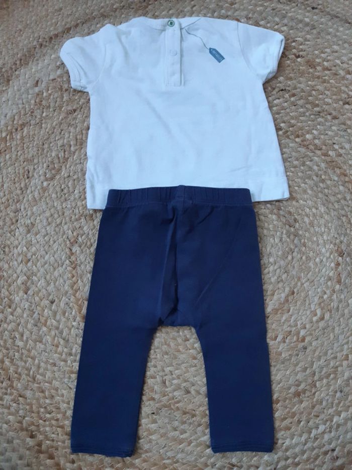 Tenue tee-shirt et legging 3 mois - photo numéro 5