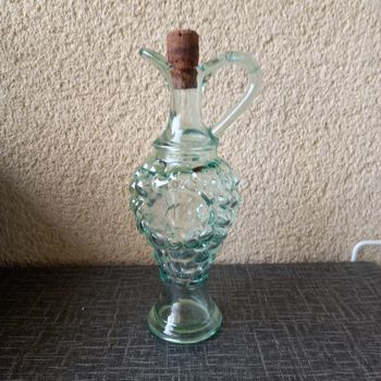 Carafe à vin en verre forme de raisin vintage 260411