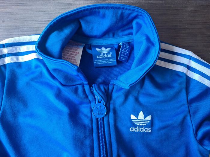 Veste jogging Adidas 9 - 12 mois - photo numéro 2